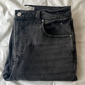 Abercrombie and Fitch the 90s straight ultra high rise jeans